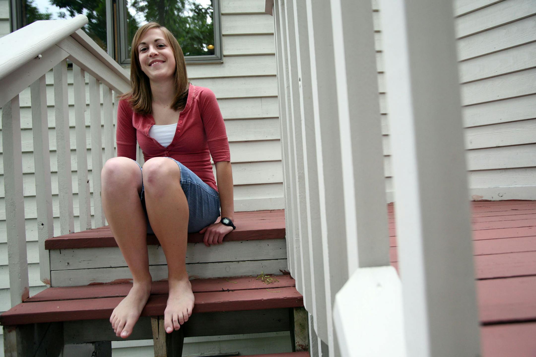 Lauren Parr, 18, has had a surprisingly hard time finding a summer job, despite many attempts. Last week, she helped paint her parents' deck for $10 an hour.