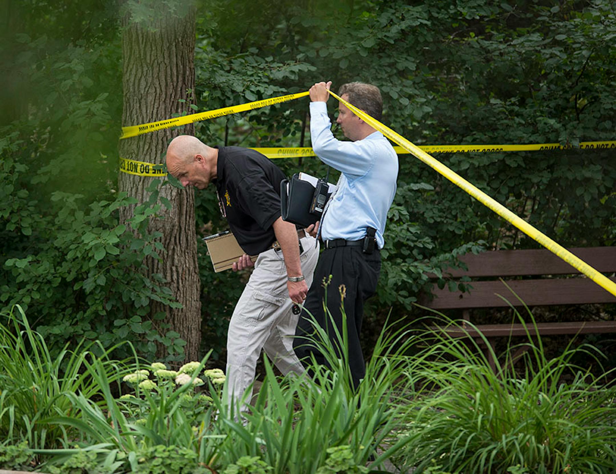 The Hennepin County Sheriff's Office responded to a shooting at the Windwood Condominiums in Edina Saturday.