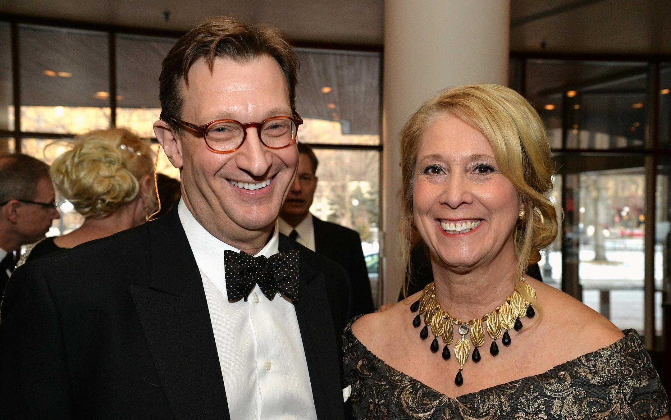 David Moore Jr. and Ordway Concert Hall Gala Chair, Leni Moore. ] (SPECIAL TO THE STAR TRIBUNE/BRE McGEE) **David Moore Jr. (left), Leni Moore (right, Ordway Concert Hall Gala Chair)