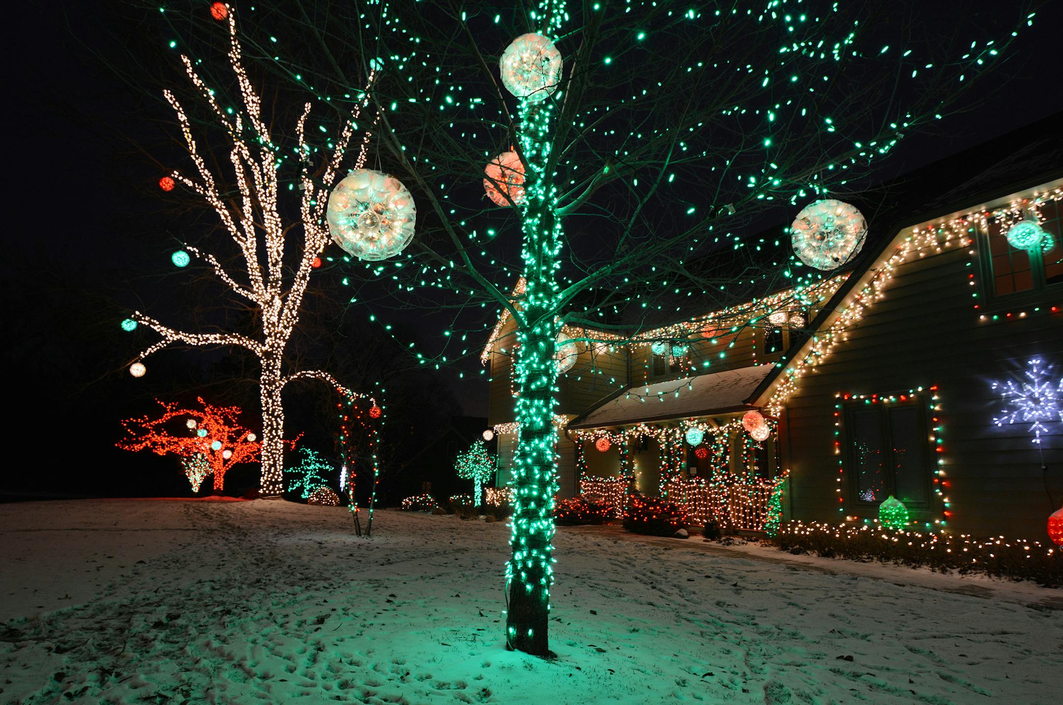 Nancy and Doug Odell won first place in the single family dwelling category. Photo by Liz Rolfsmeier, Special to the Star Tribune