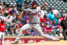 Lefthander Gabriel Moya was the "opener," instead of the starter, for the Twins against the Rangers on Sunday. He pitched one inning, giving up two ru