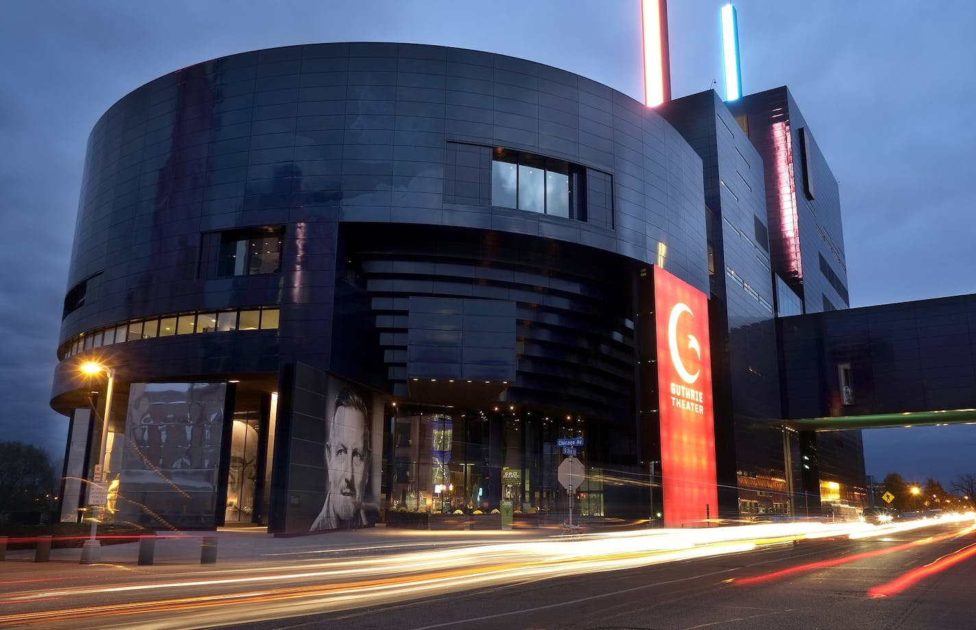 The riverfront Guthrie Theater is a signature Dowling achievement.