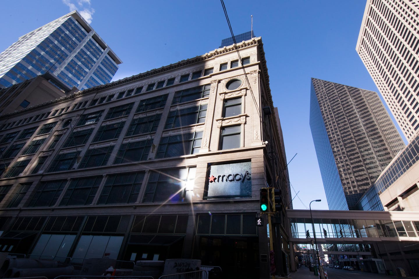 The Macy's building in downtown Minneapolis.