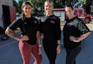Sarah Reasoner, Megan Roesler Turner and Martha Fecht lead an effort to empower more women to consider careers as firefighters.