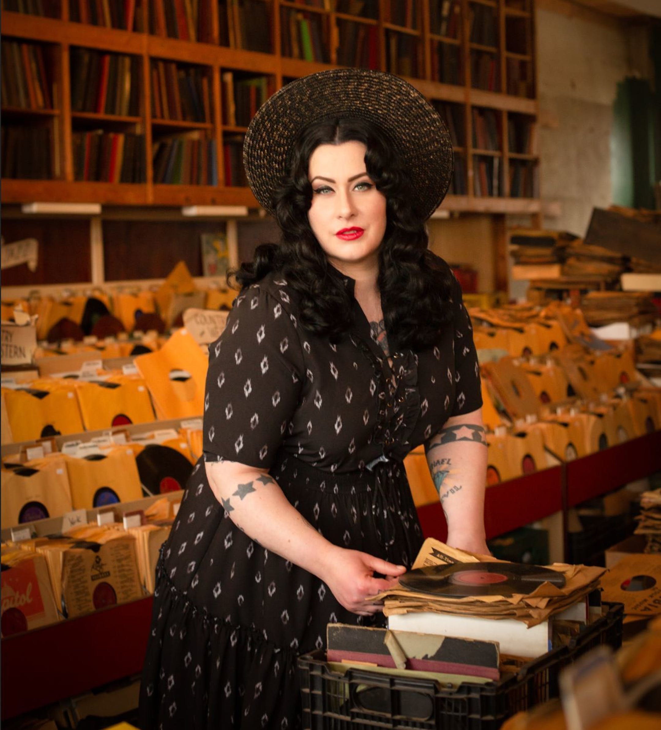 Davina Sowers and her Vagabonds tout a new album Monday at the Guthrie.