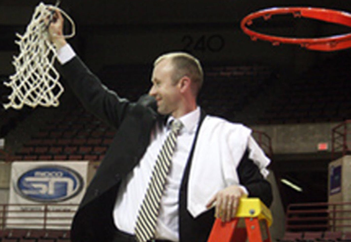 Southwest Minnesota State University's head men's basketball coach Brad Bigler