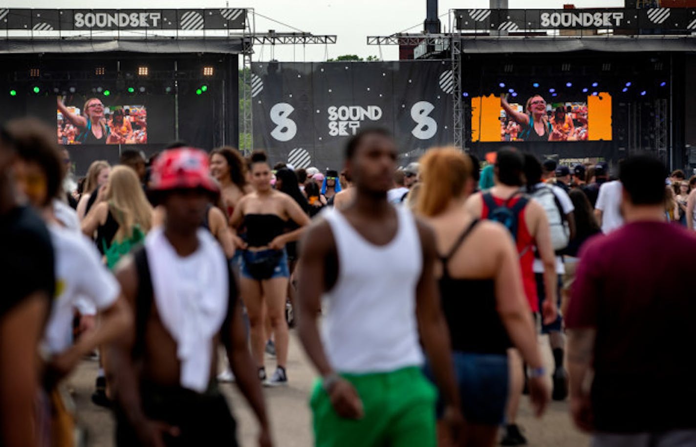 Last year's Soundset festival at the Minnesota State Fairgrounds was a sweltering one. / Carlos Gonzalez, Star Tribune