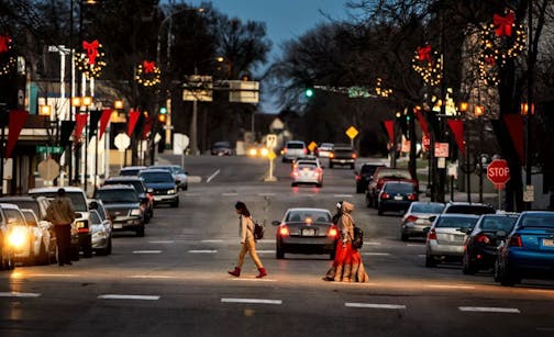 Willmar, Minnesota has a diverse population with a large influx of Somali and Latino residents. One of the main streets in Willmar, Litchfield Ave SW was decorated for Christmas.