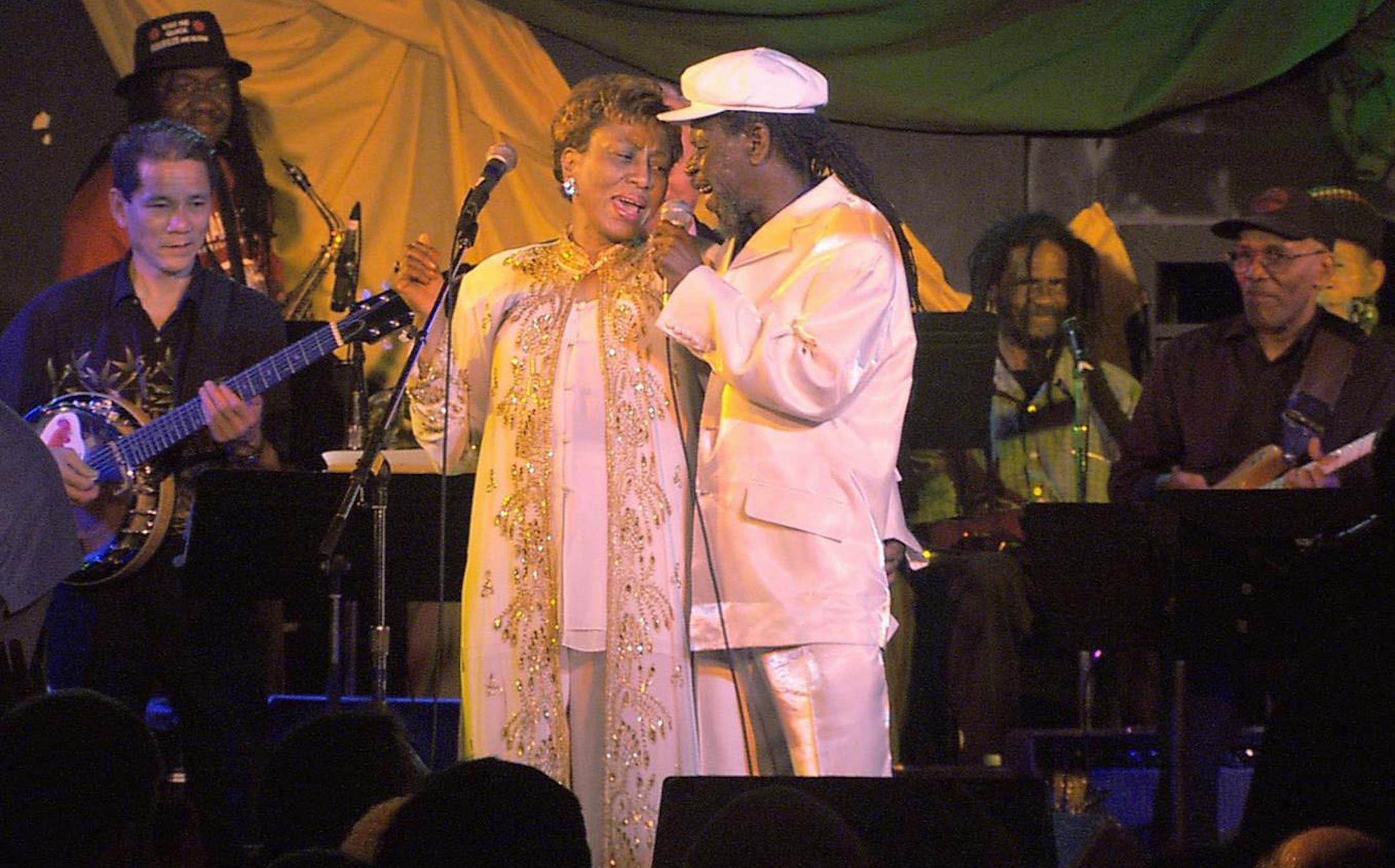 Ska stars Patsy and Stranger Cole, who’ll be in Minneapolis next weekend, performed at a 2002 reunion organized by Brad Klein.