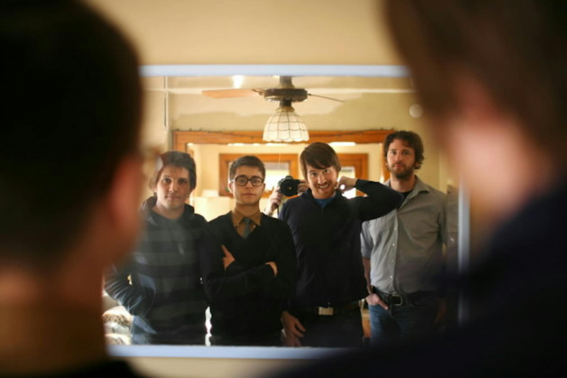 The members of Tapes 'n Tapes (shown here in 2008) have had plenty of time to reflect since going on hiatus in 2012. From left: Matt Kretzman, Jeremy Hanson, Josh Grier and Erik Appelwick. / Jeff Wheeler, Star Tribune file