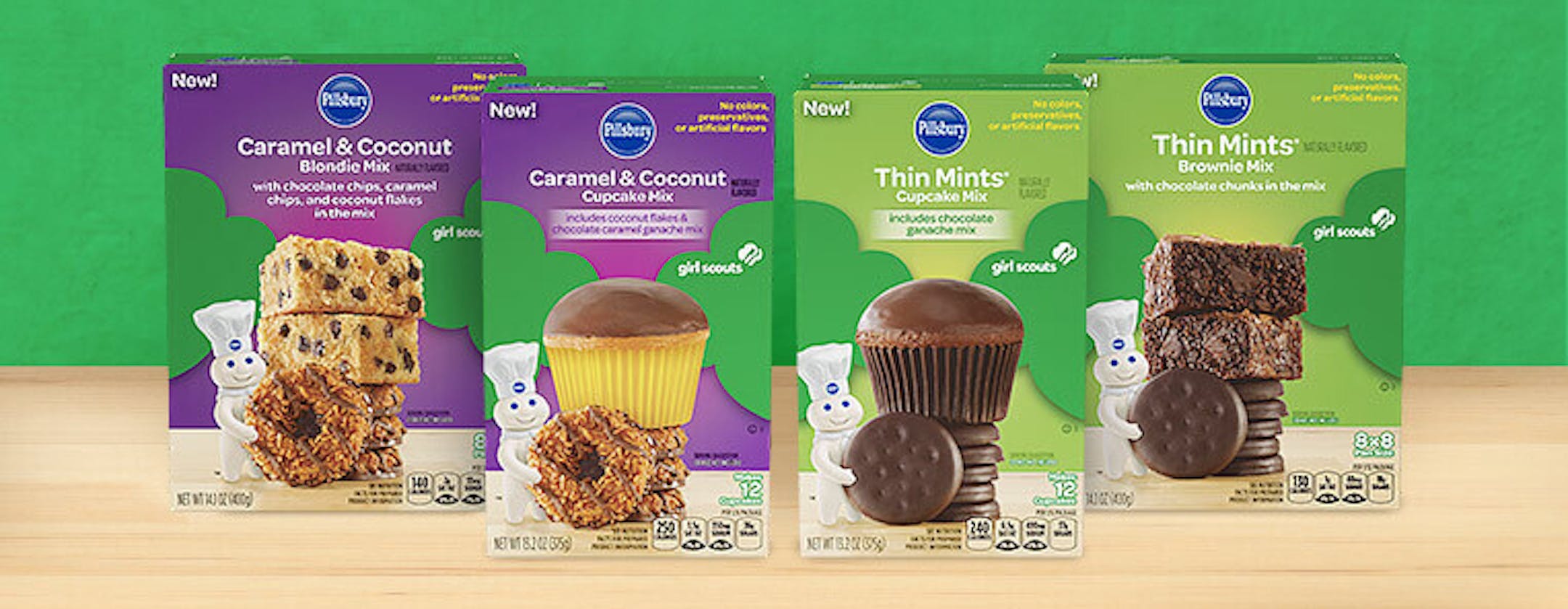 Girl Scout cookie flavors now can come out of your oven with new Pillsbury mixes.