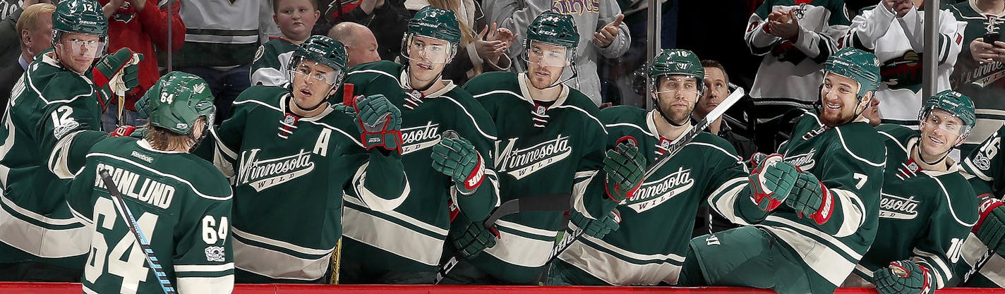 Celebrating goals &#x2014; and wins &#x2014; has become common for the Wild this season. The team leads the Western Conference with 80 points and 37 wins. And its 187 goals lead the West and rank fourth in the NHL.