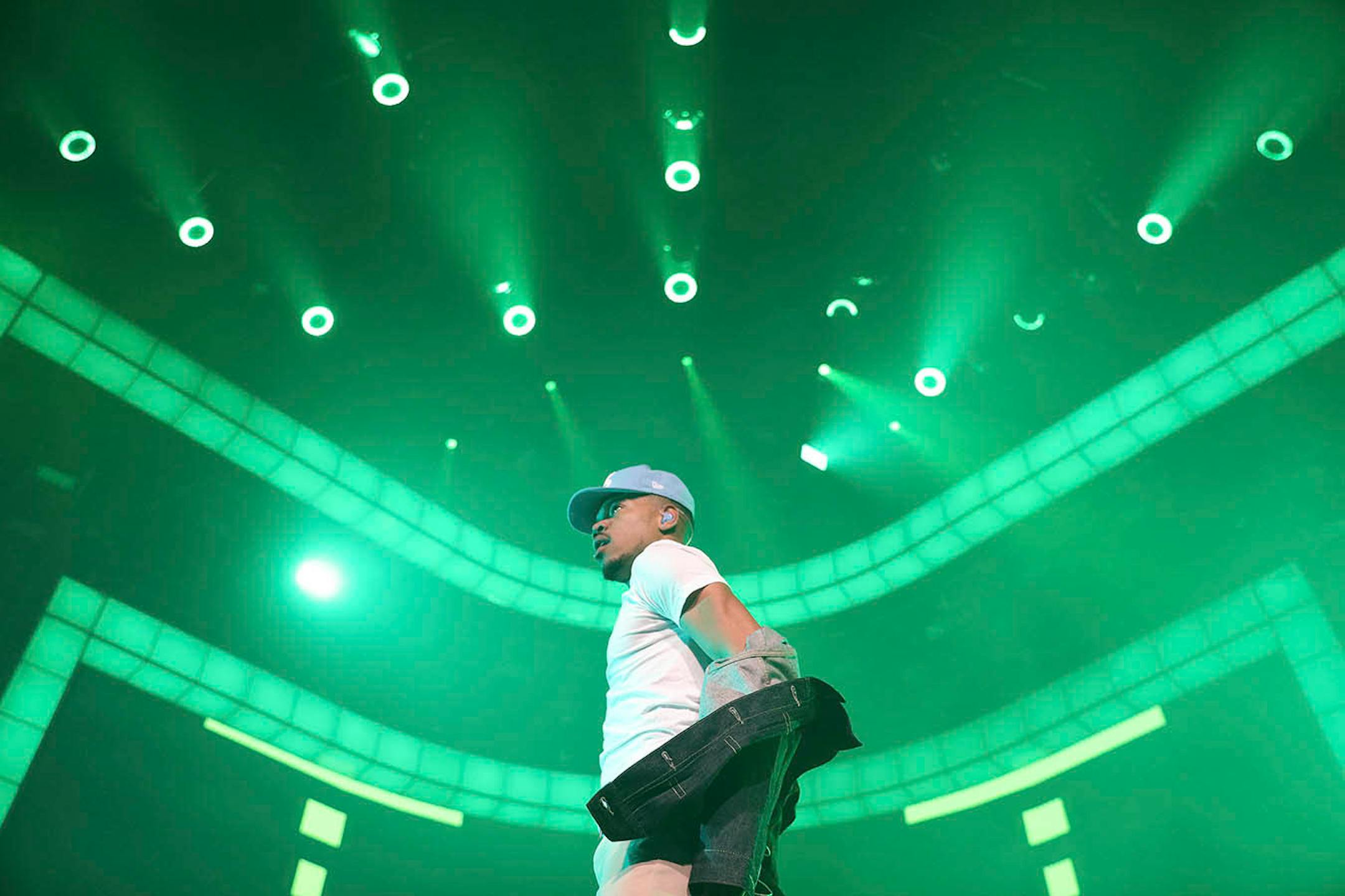 Chance the Rapper performed Friday at the Xcel Center.