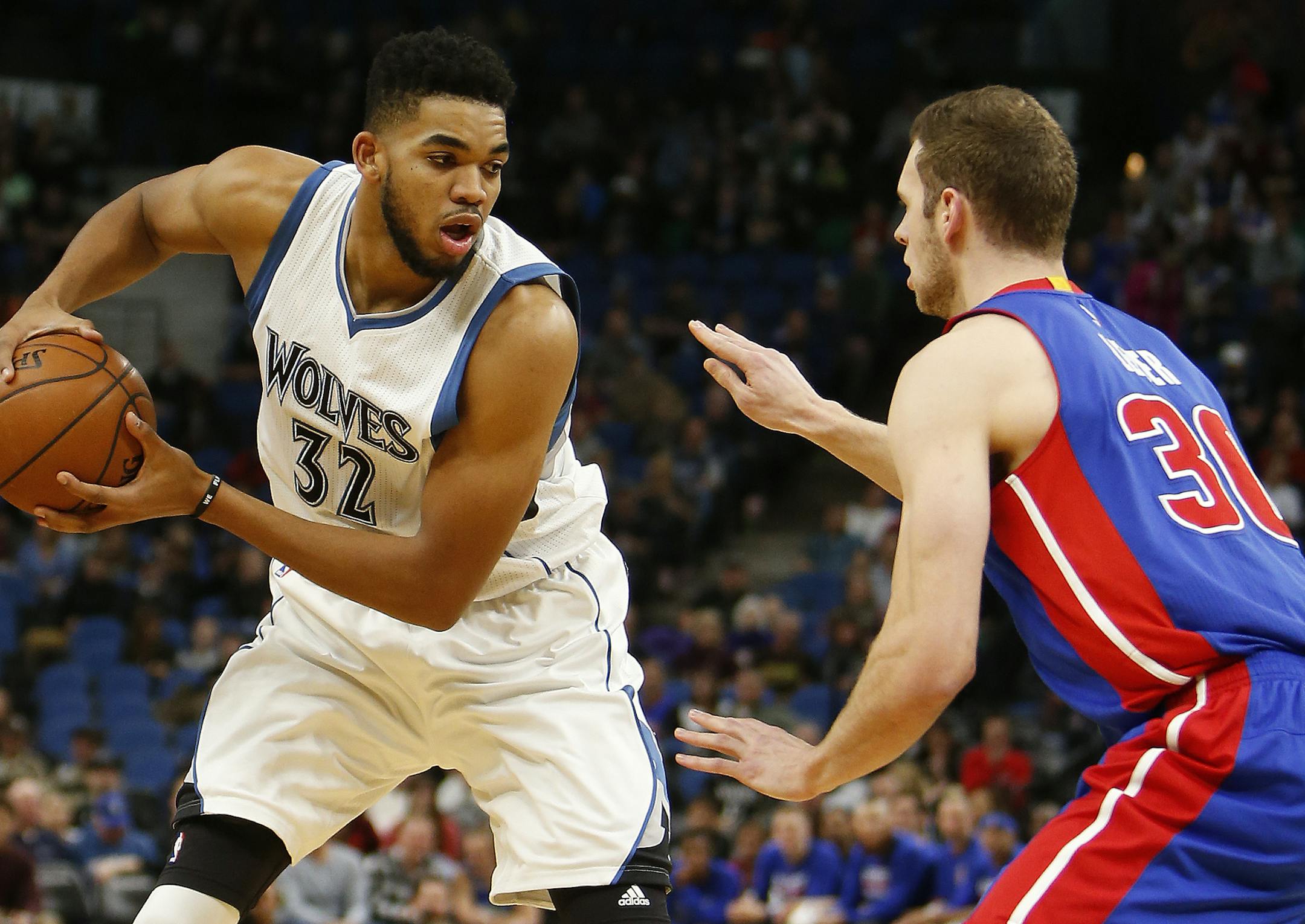 The Wolves’ Karl-Anthony Towns will get his five-year, maximum extension in 2018.