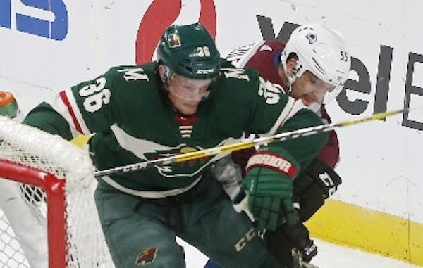 The Wild's Nick Seeler, of Eden Prairie, got a taste of the NHL when he suited up for a preseason game against Colorado.