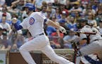 Third baseman Kris Bryant was named a member of the National League All-Star team Monday after not getting called up to the Cubs until April 17.