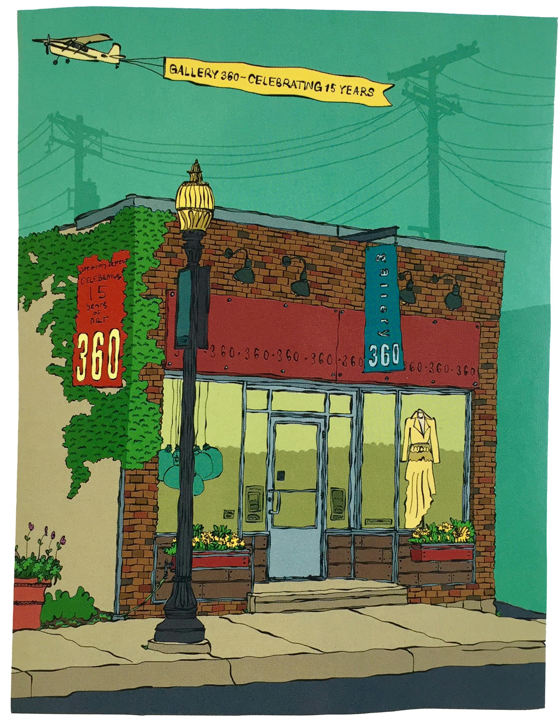 After 15 years of showing local art in the twin cities, Gallery 360 opens its doors and show space to 15 veteran talents who have graced the gallery since itís conception in an exhibition devoted to the faces and friends that made the gallery what it is today.