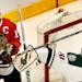 Wild goalie Ilya Bryzgalov made a save on an attempted deflection by Jonathan Toews in the first period.