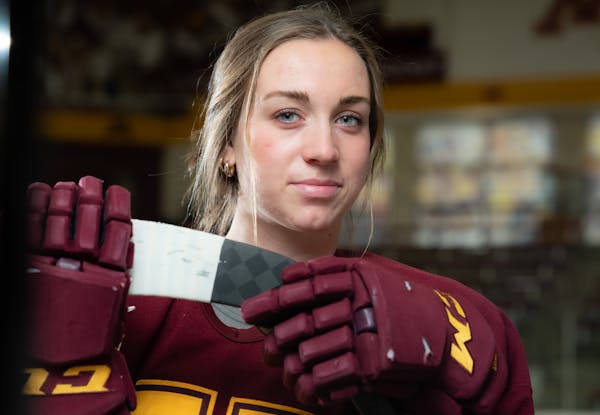 Taylor Heise’s hat trick Saturday against St. Cloud State was her third as a Gopher.