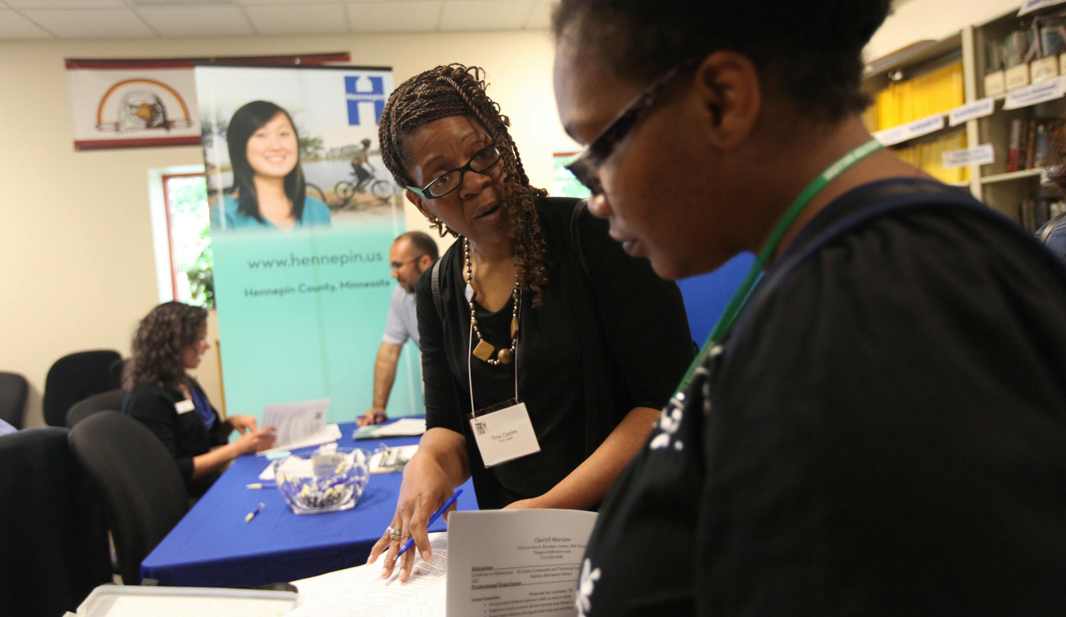Kyndell Harkness, Star Tribune
A job fair in 2012.