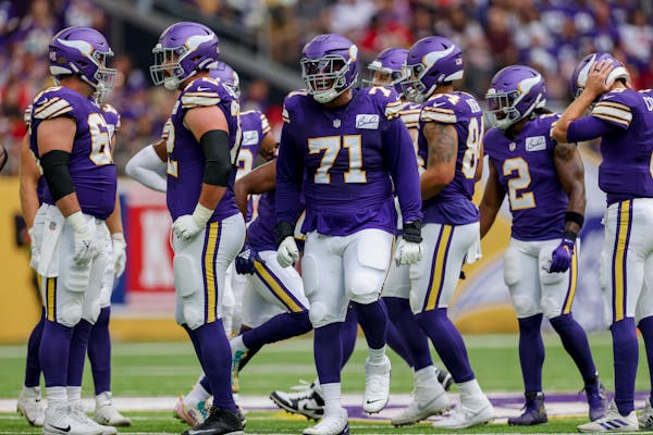 The Vikings are looking to even their record Thursday night in Philadelphia.