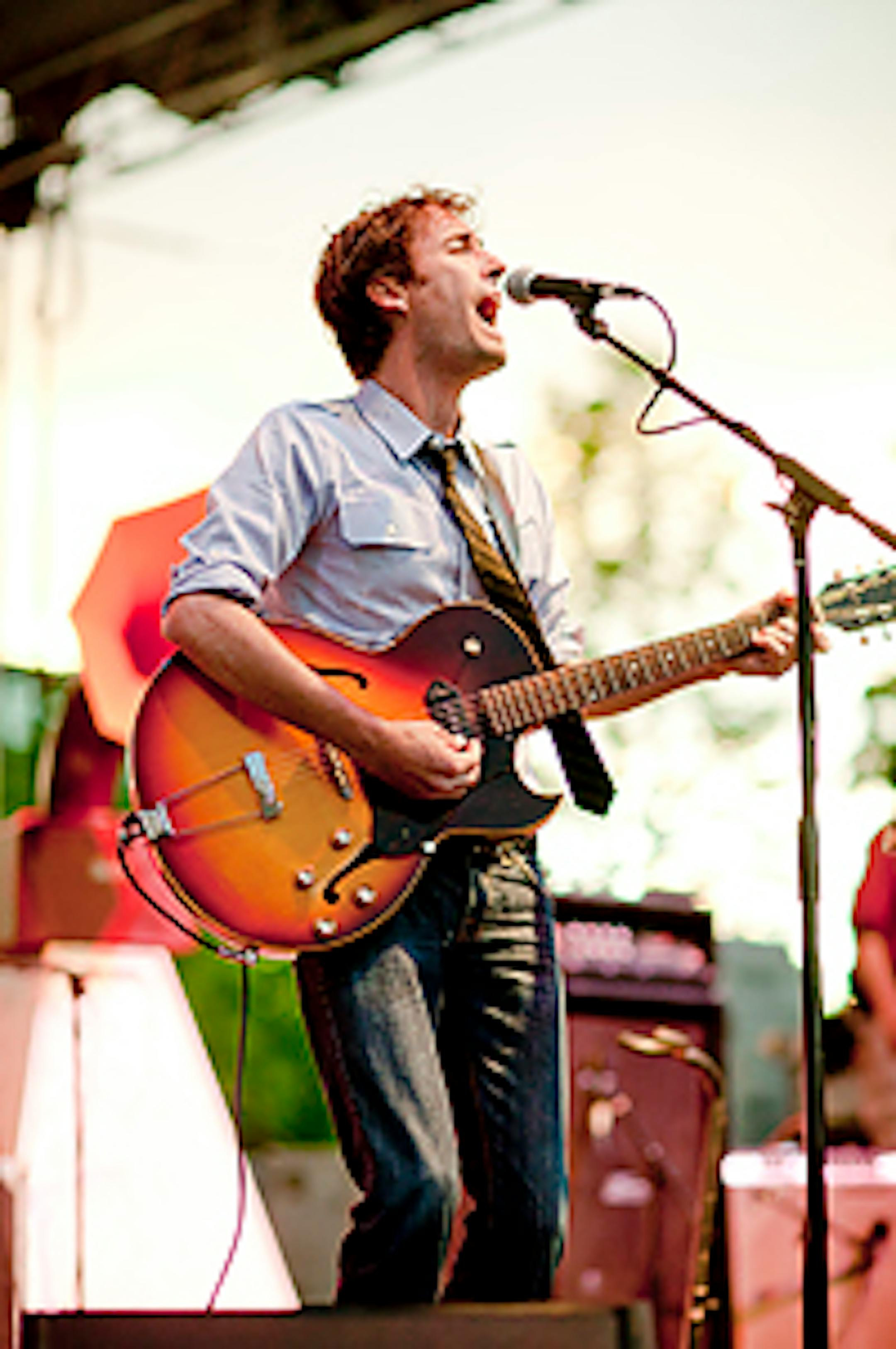 Andrew Bird plays Rock the Garden in 2008.