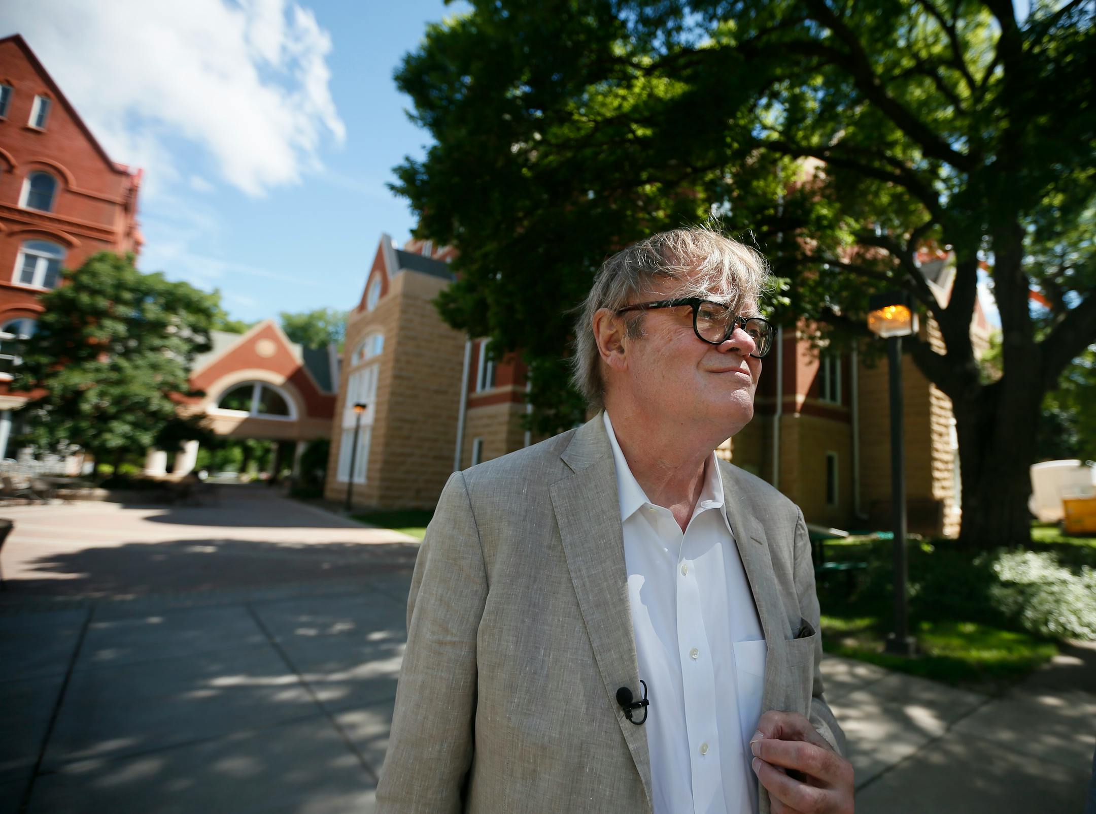 Garrison Keillor, host and creator of "Prairie Home Companion," in July 2014. Keillor says the next season of the popular radio show will be his last as host.