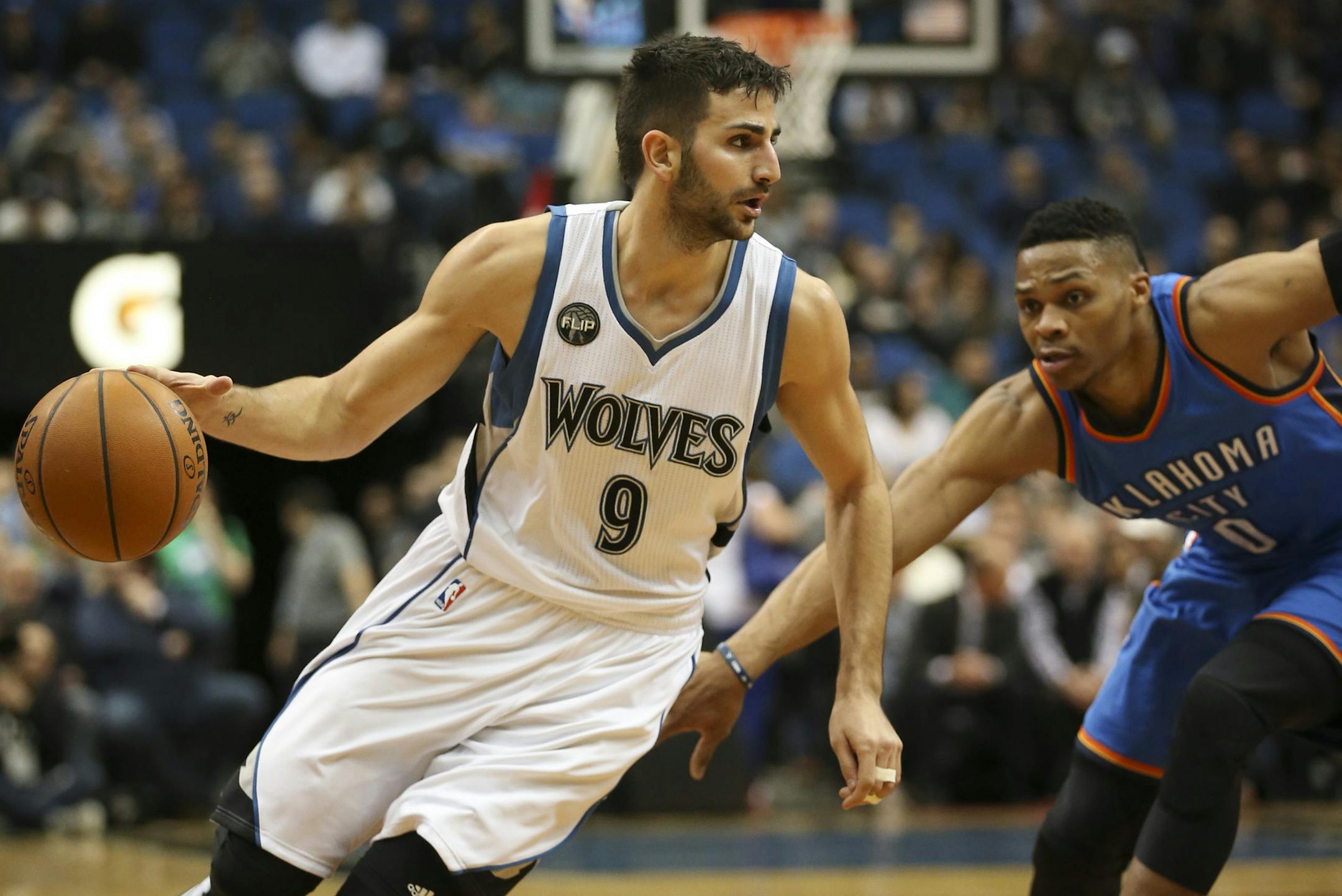 Timberwolves guard Ricky Rubio