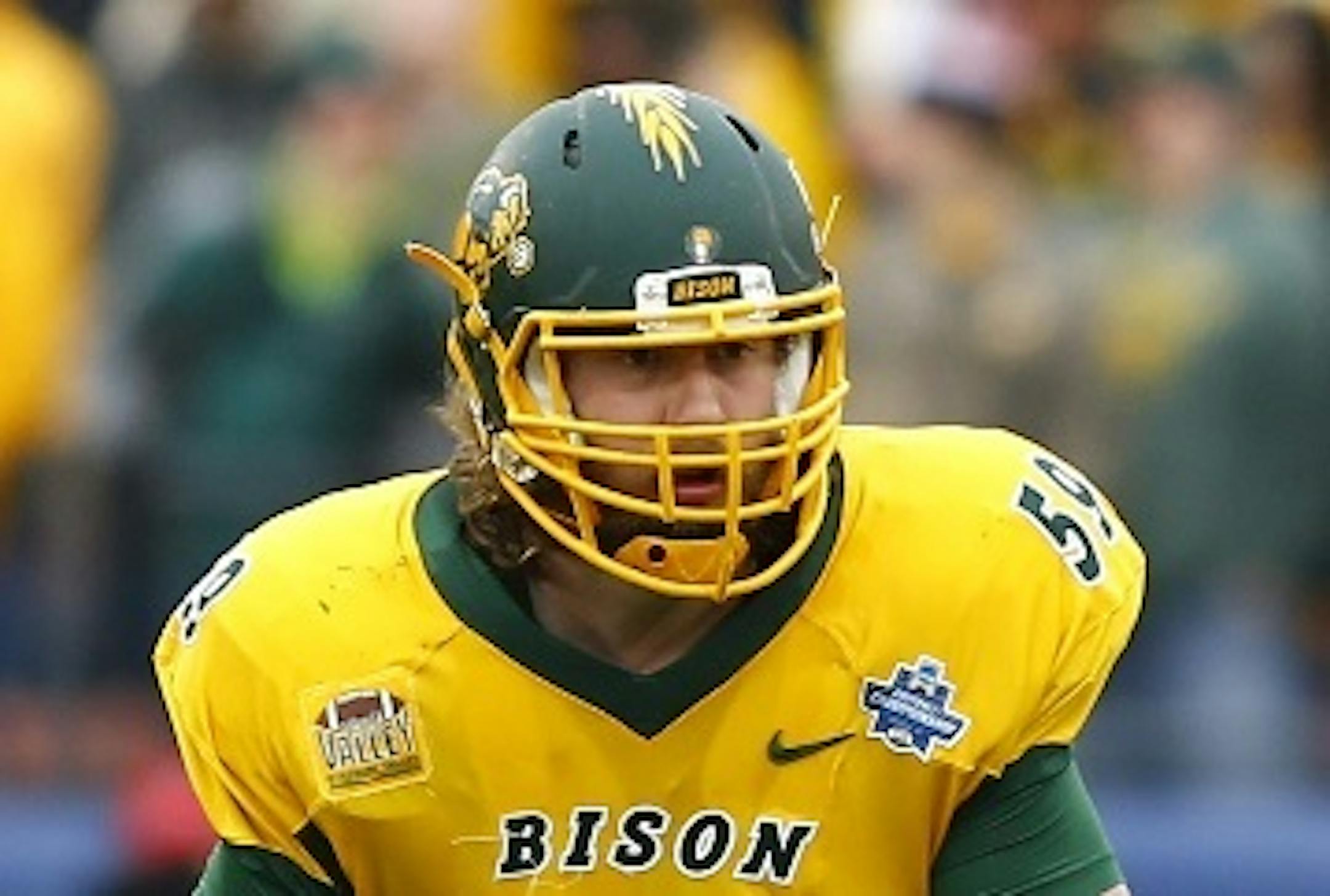 NDSU tackle Joe Haeg grew up a Vikings fan in Brainerd, and has talked to the team.