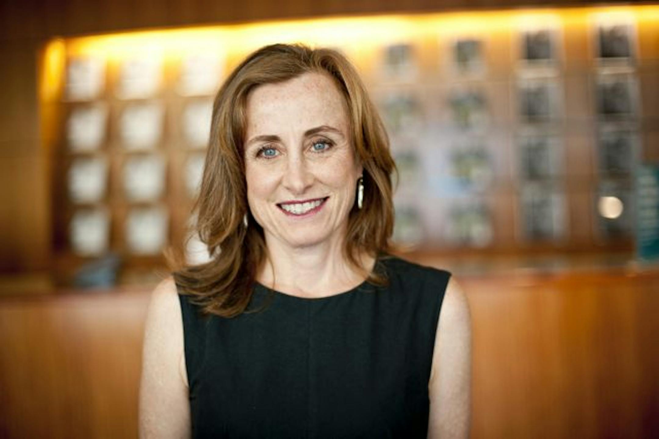 Writer Mona Simpson at Museum of Modern Art in New York, July 16, 2010.