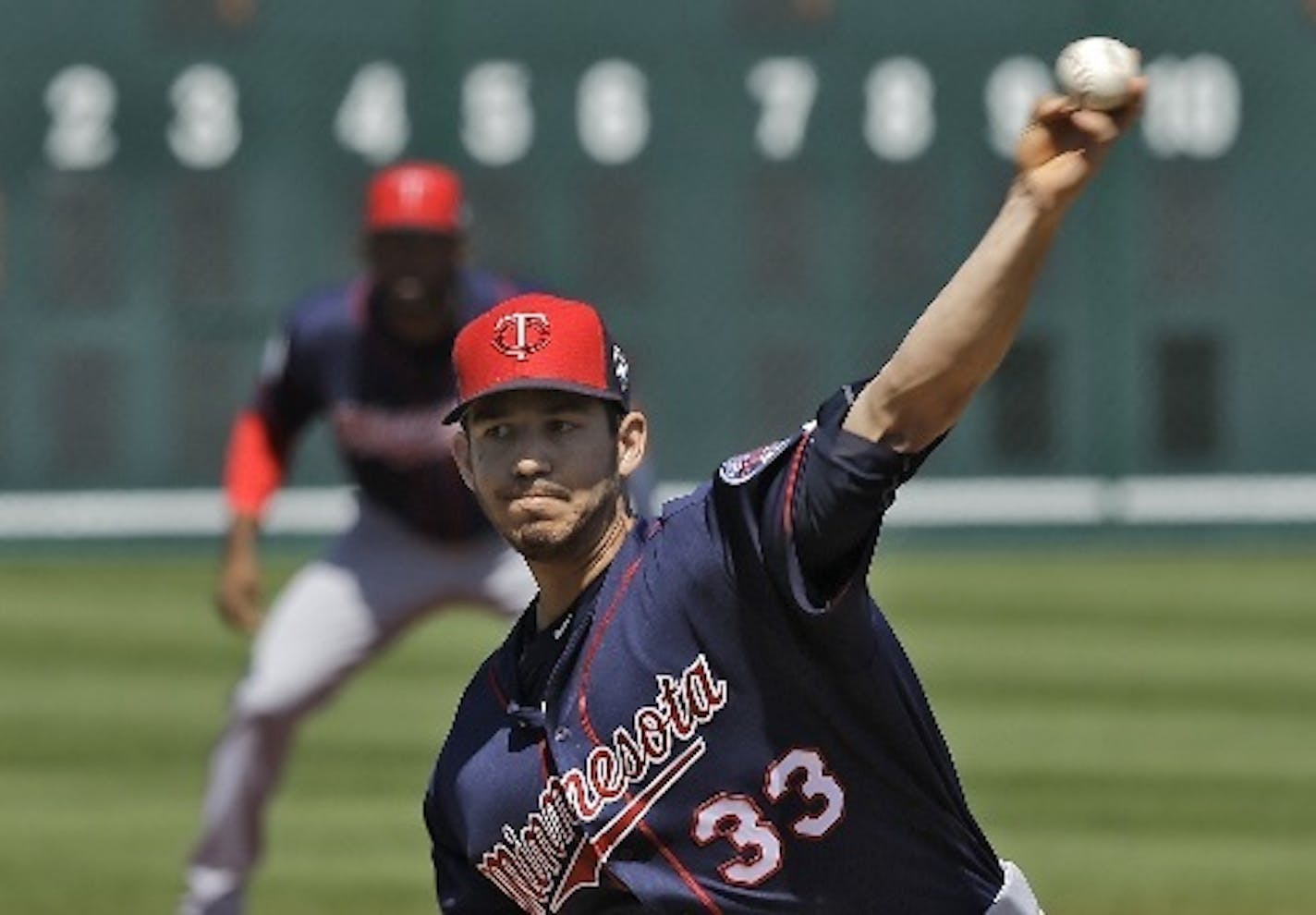 Twins starter Tommy Milone