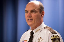 Sheriff Rich Stanek spoke at a news conference in March.