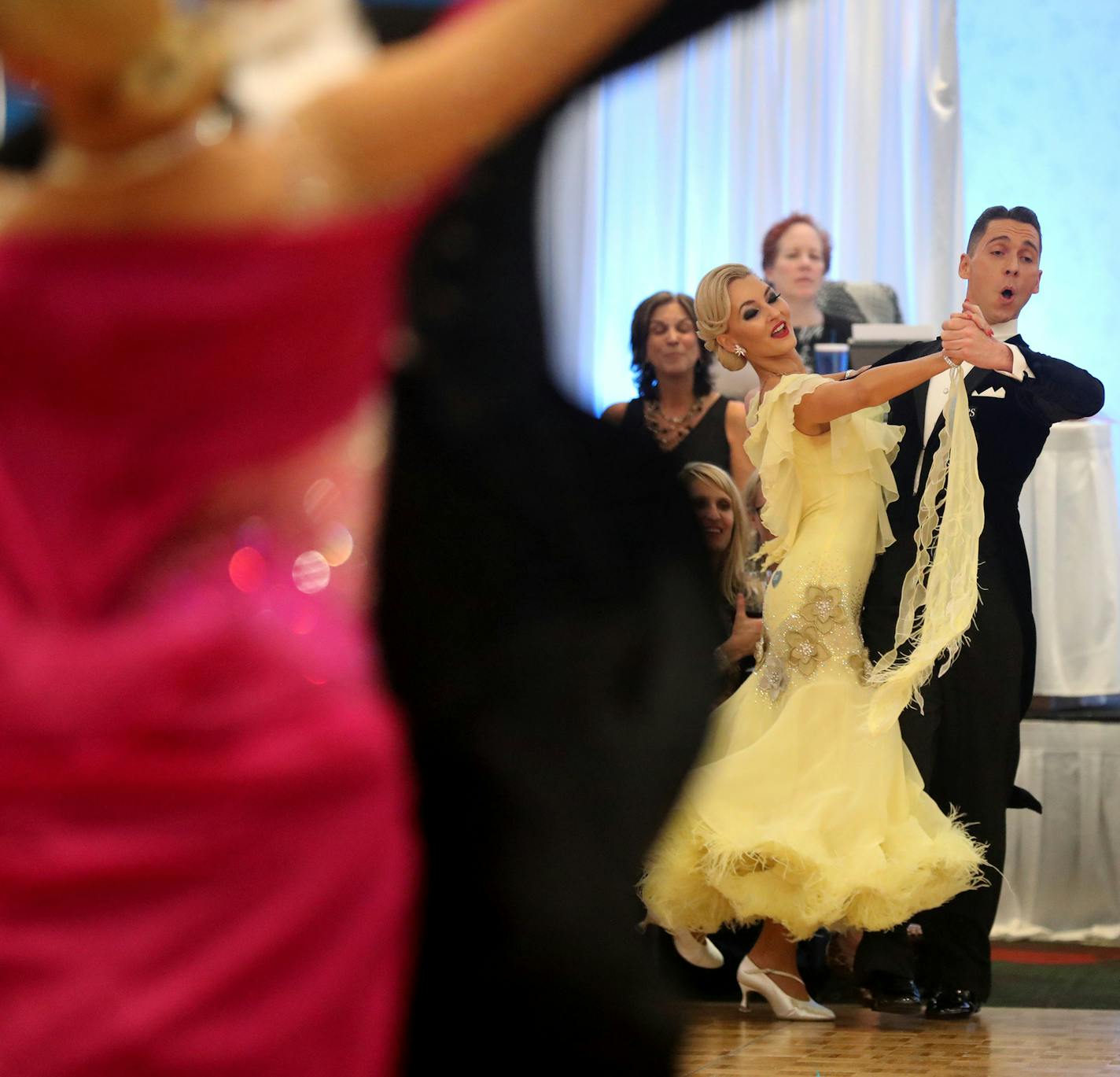 Neli Petkova competed with her professional partner, Woodrow Wills, in The Snow Ball Dancesport Competition Saturday, Jan. 12, 2019, at the Hilton Minneapolis/St. Paul Airport Mall of American in Bloomington, MN.] DAVID JOLES &#x2022; david.joles@startribune.com Neli Petkova, who rose to national prominence as a ballroom dance competitor with her professional and personal partner Nick Westlake, talks about her recovery after a collision with a light rail train killed him in July 2017. She found