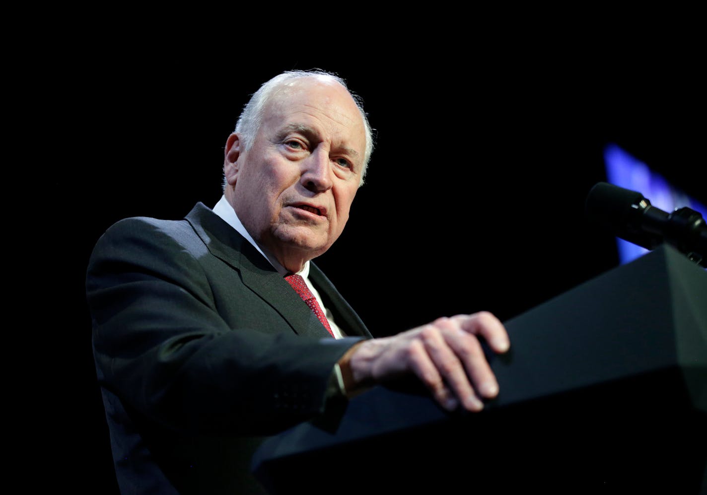 Former Vice President Dick Cheney, seen speaking at an event in February 2017.