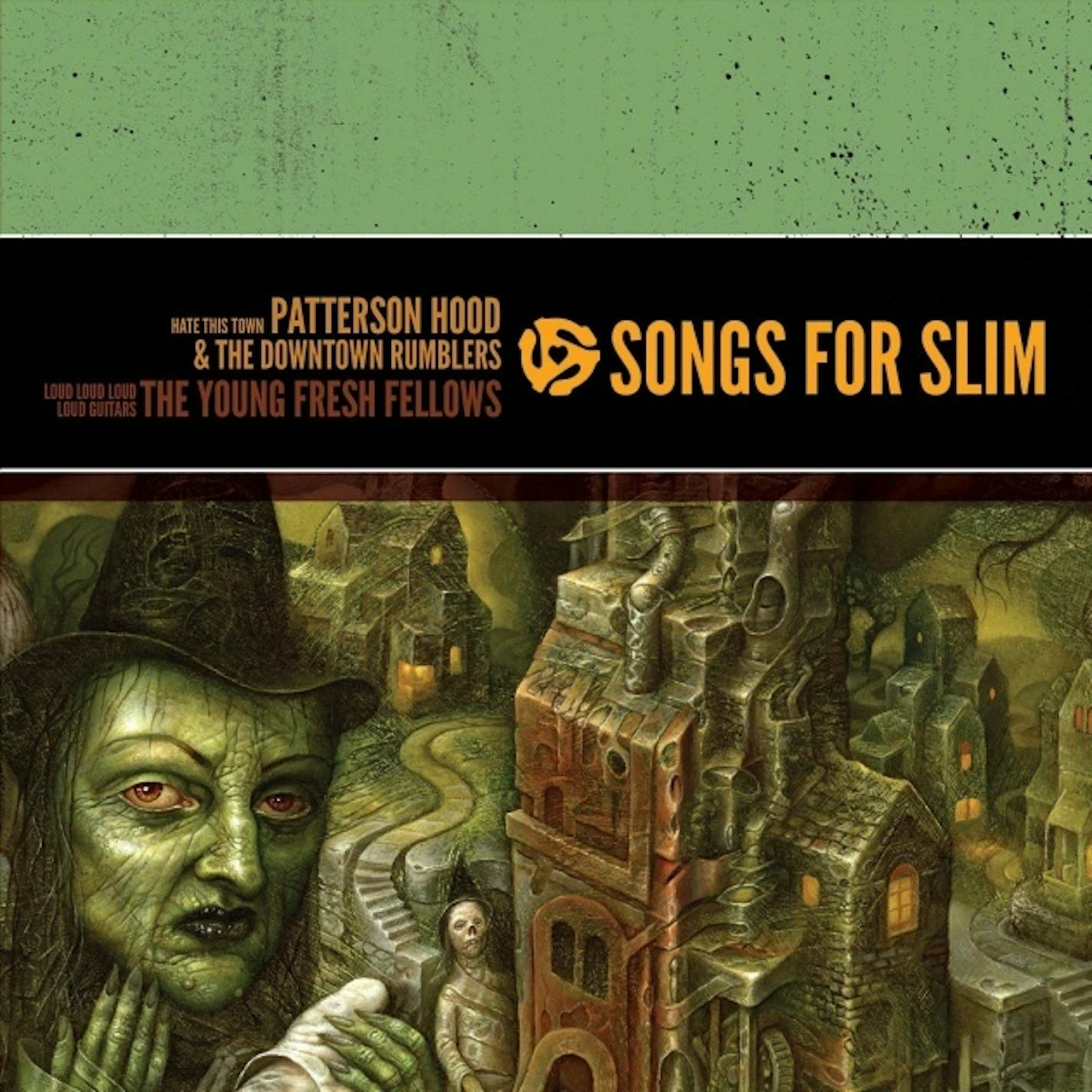 "Songs for Slim" artwork by Chris Mars (former Replacements drummer).