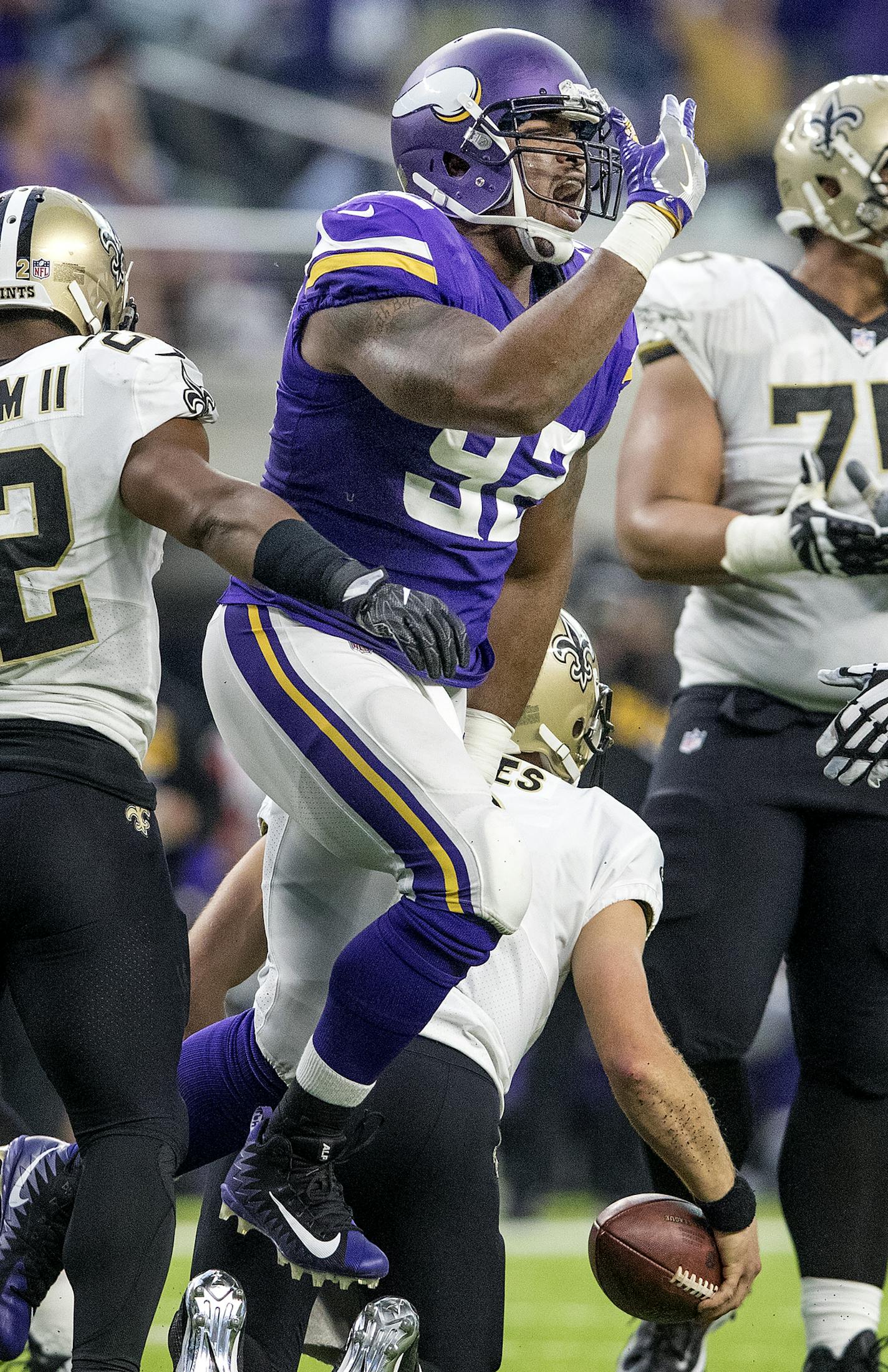 Minnesota Vikings Tom Johnson (92). ] CARLOS GONZALEZ &#x2022; cgonzalez@startribune.com - September, 2017, Eden Prairie, MN, Winter Park, Minnesota Vikings