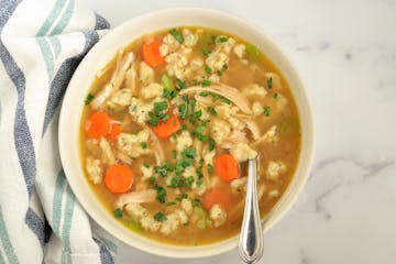 How can chicken soup get even better? Spaetzle.