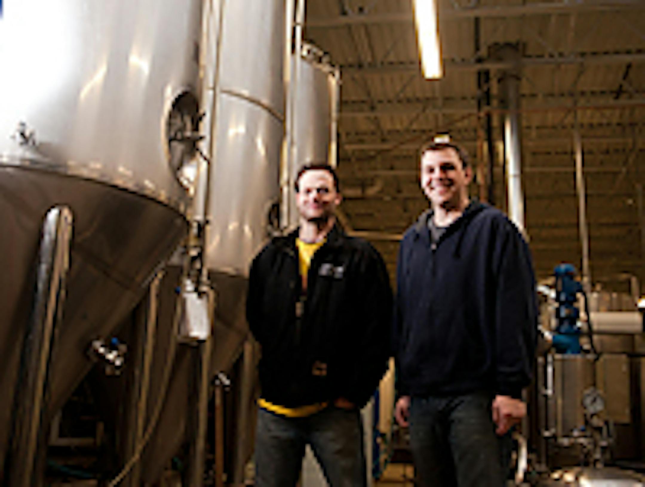 Eric Biermann and Jon Messier of Lucid Brewing