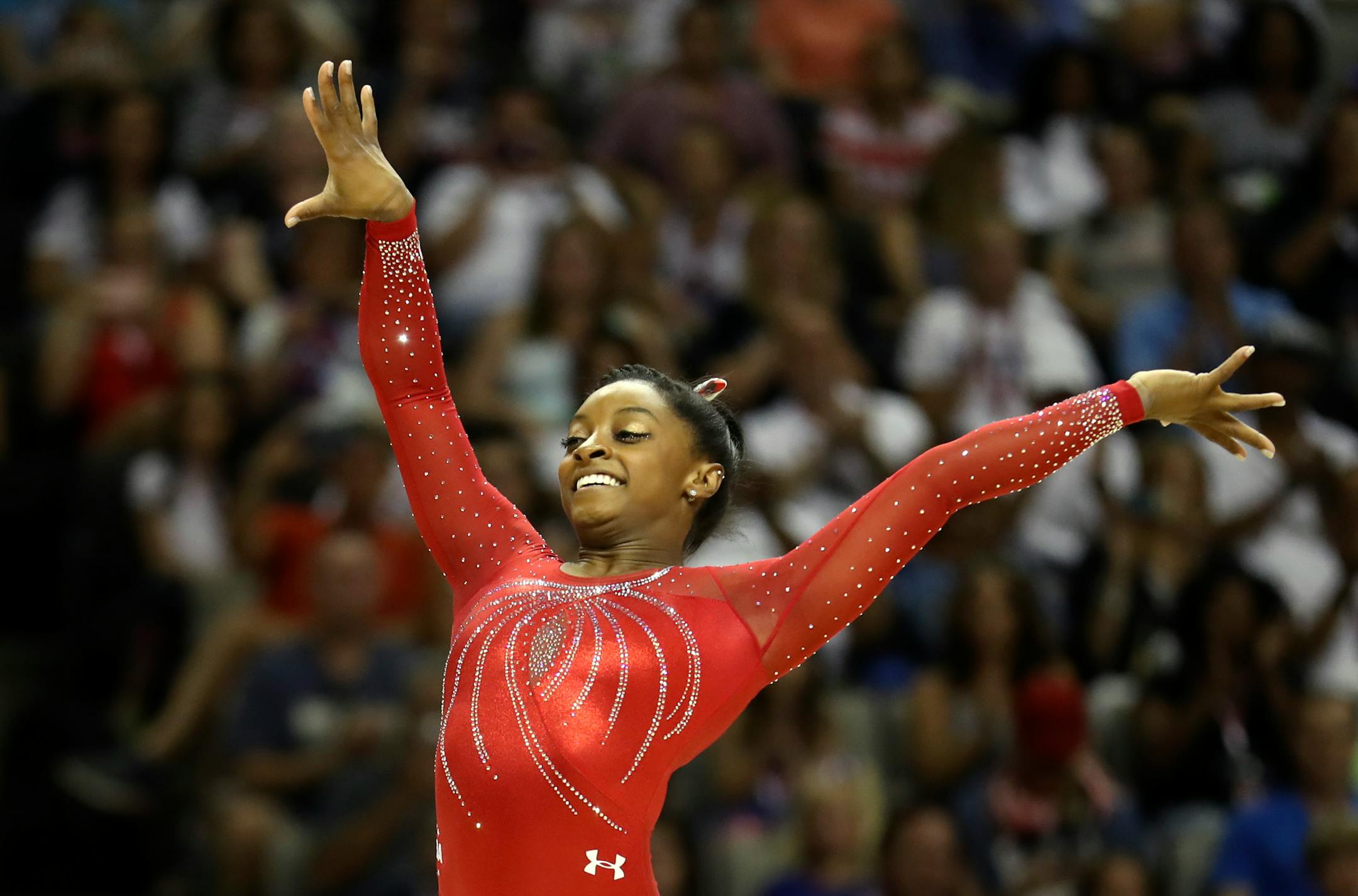 U.S. Olympic gymnast Simone Biles