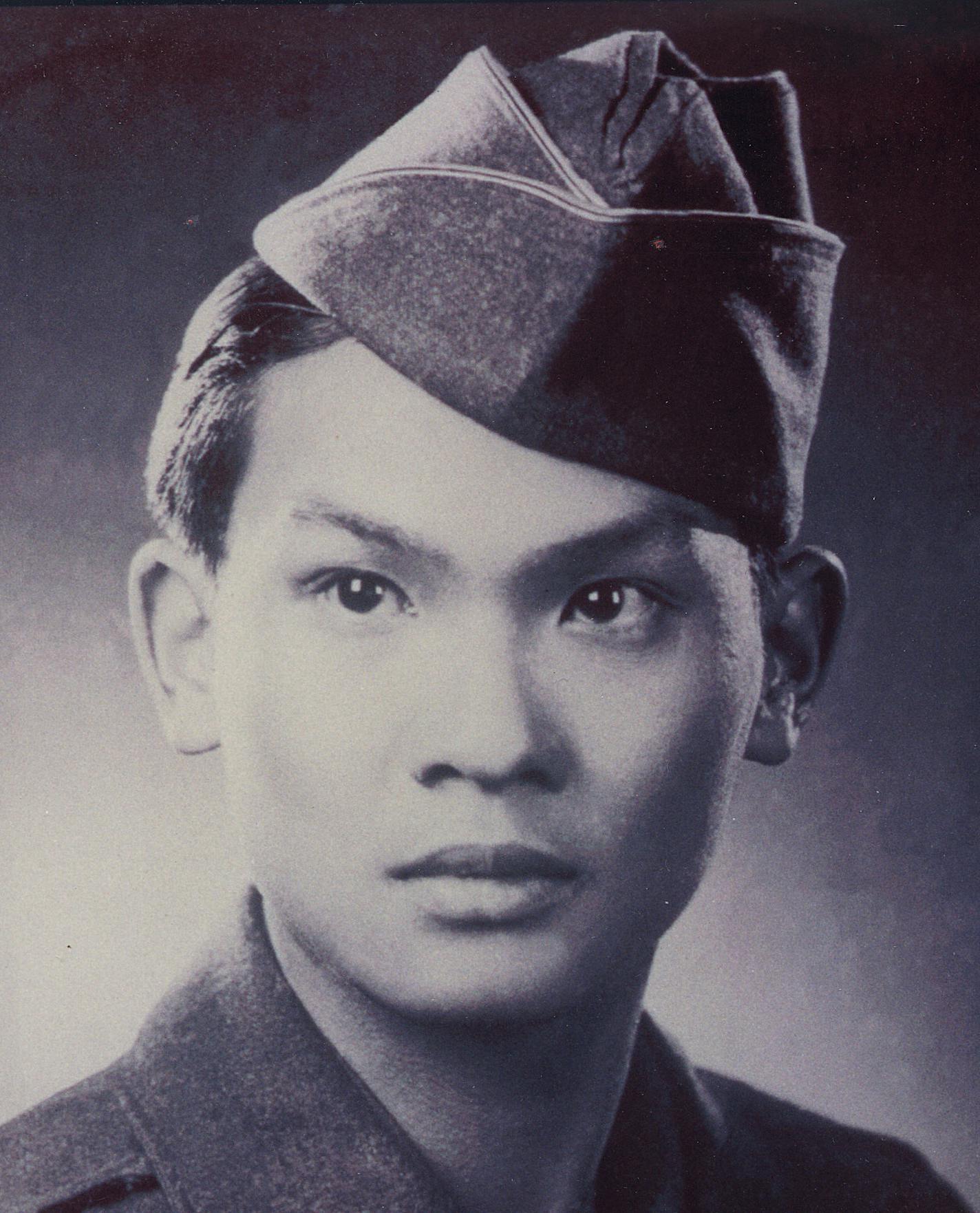 Teddy Wong pictured in 1943 while he was serving with the U.S. Army in WWII.