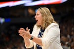 Cheryl Reeve coaches the Lynx against the Dallas Wings in June at Target Center.