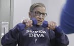 This image released by Magnolia Pictures shows U.S. Supreme Court justice Ruth Bader Ginsberg in a scene from "RBG." (Magnolia Pictures via AP)