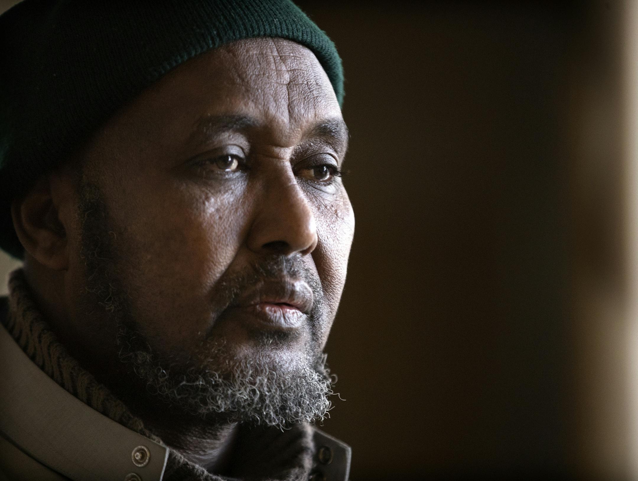 Imam Hirsi Hussein talked about his concerns with President Trump's executive orders at Abubakar As-Sadique Islamic Center Wednesday Feb 1, 2017 in Faribault, MN.