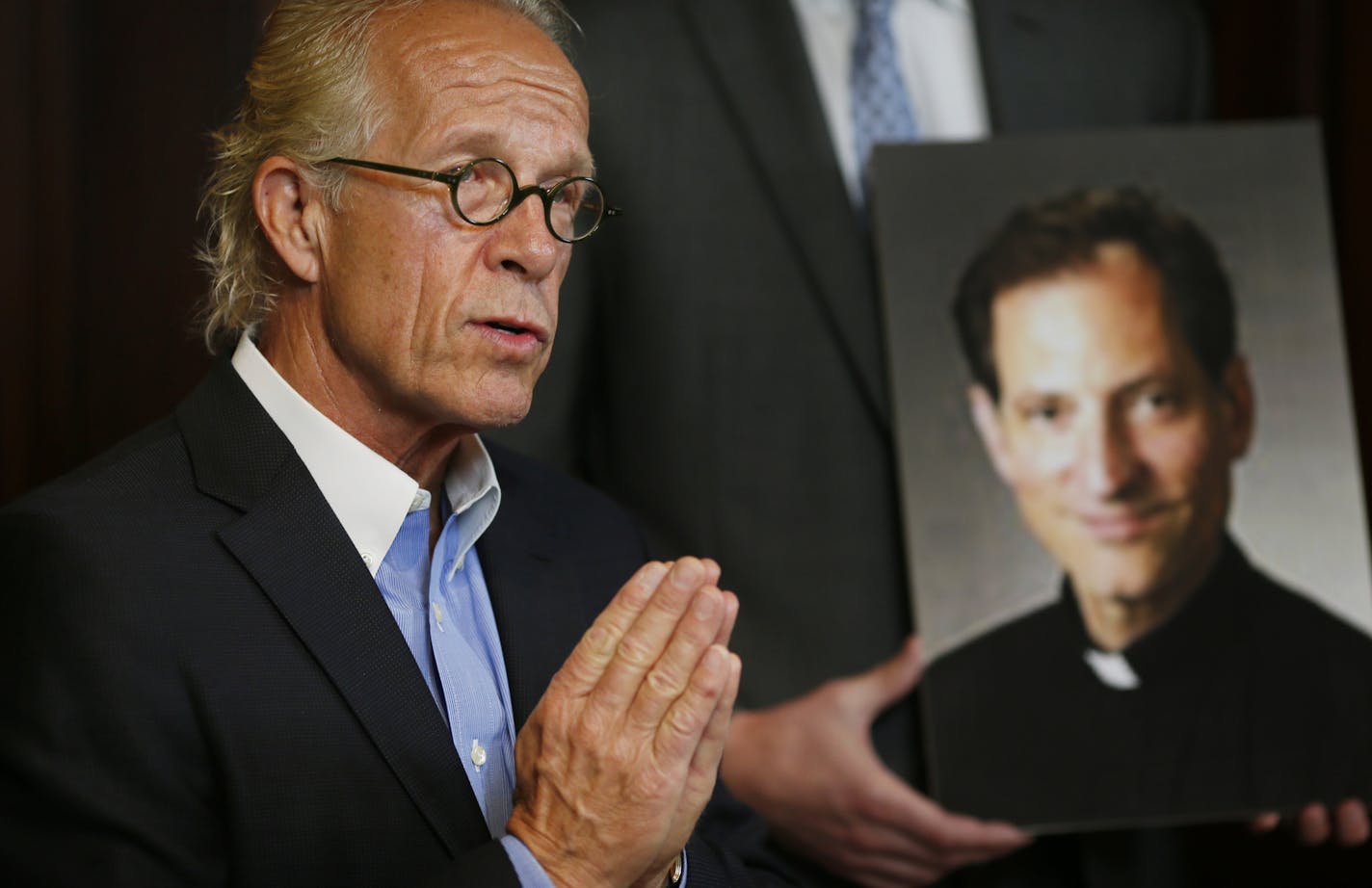 Attorney Jeff Anderson talked about a lawsuit that was filed today in Ramsey County against Fr. Michael Keating. The lawsuit alleges that while the priest was in seminary he engaged in sexual contact with a female minor and young teen. ] JERRY HOLT &#x201a;&#xc4;&#xa2; jerry.holt@startribune.com