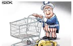 Sack cartoon: Tariffs