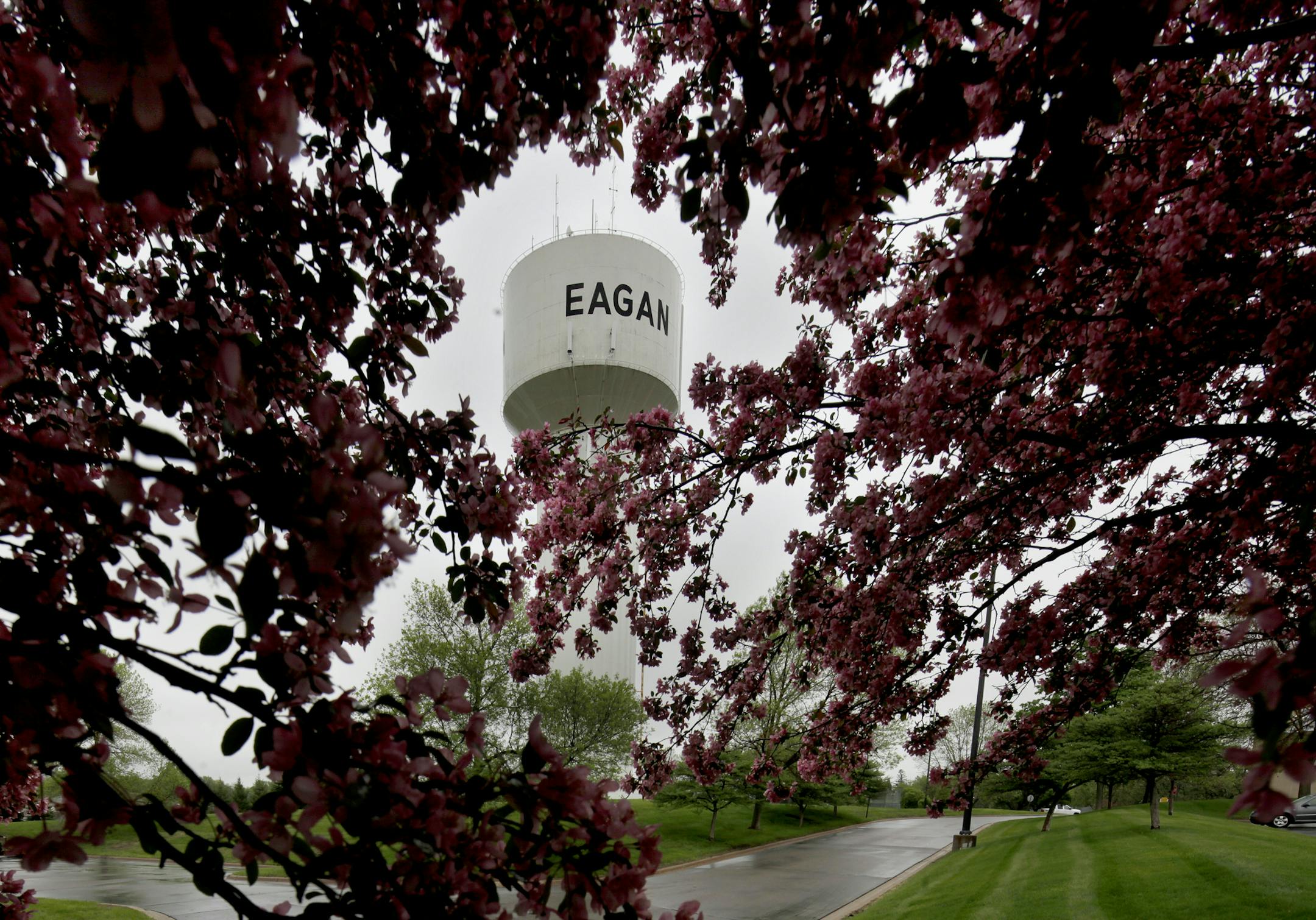 Eagan is exploring options for its oldest water tower at 420 Towerview Road, which hasn't stored water for several years, but generates significant revenue as a cell phone antenna. It needs to be rehabbed, but the cost is very high -- higher than tearing it down and building another cell phone tower. The issue is whether the water tower is a landmark that's worth preserving. Eagan, MN on May 22, 2013. ] JOELKOYAMA‚Ä¢joel koyama@startribune.com MAGIC SAXO NUMBER IS 970856 Eagan i