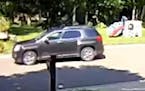 Authorities are asking for the public's help in finding information about this SUV, which was seen near the Lino Lakes house where 22-year-old Karl He