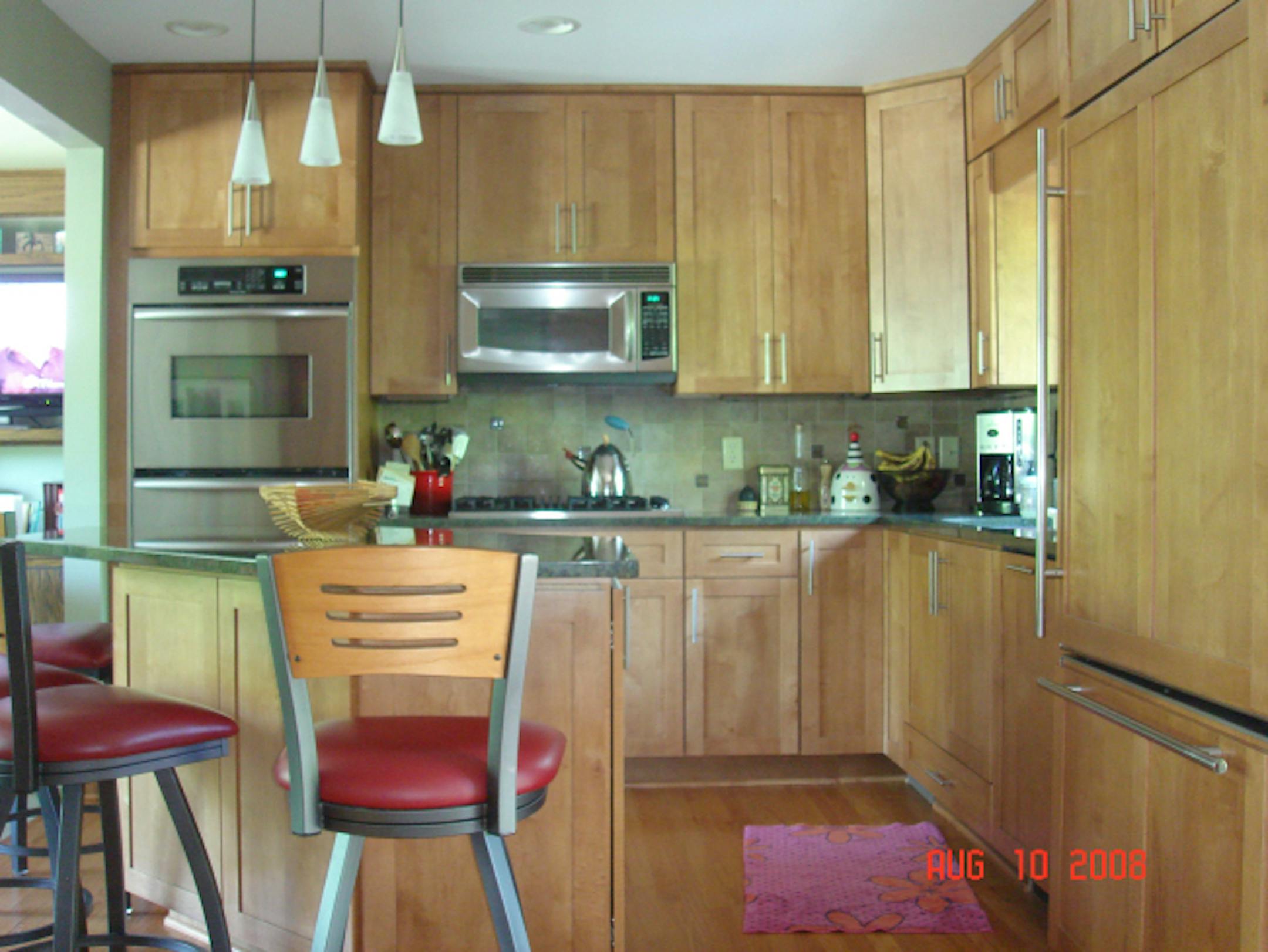 After: The Abramson kitchen is a user-friendly, family-friendly space.