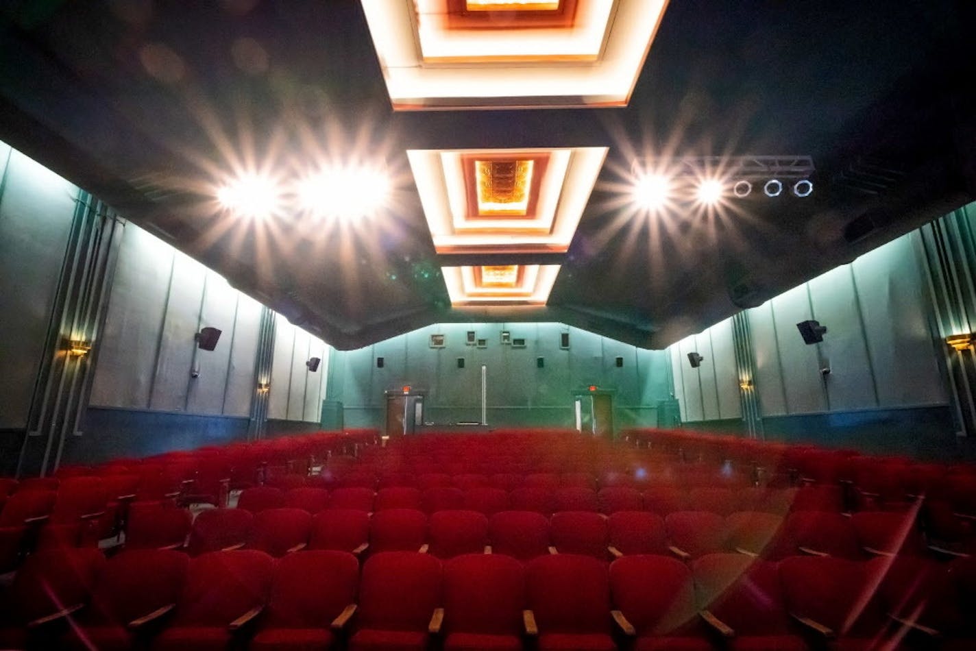 The newly renovated Parkway Theater. ] GLEN STUBBE � glen.stubbe@startribune.com Thursday, September 13, 2018 A Streetscapes first look at the newly renovated Parkway Theater, a 1930s-era neighborhood theater that will now host classic movies, live music, comedy and a lot more under new ownership affiliated with the neighboring El Burrito Mercado restaurant (in the former Pepito's space). What's Happening at this time: The owners will give us a walk-through look at the place ahead of their first