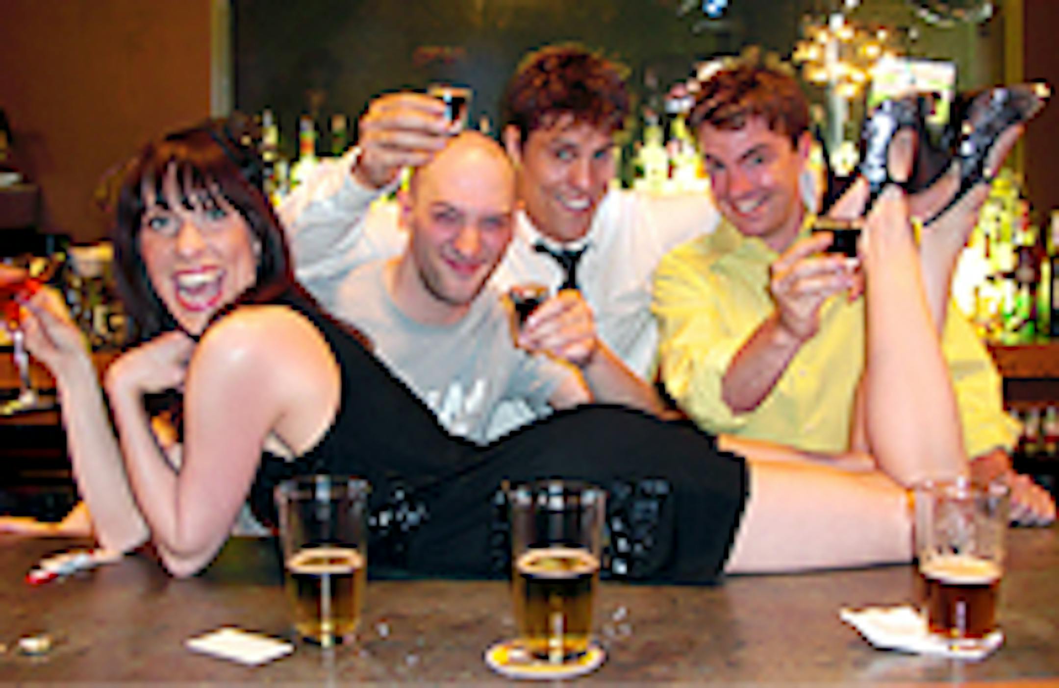 Alyssa Szarkowski, Adam Qualls, Mike Rylander and Michael Venske in "Bye Bye Liver"